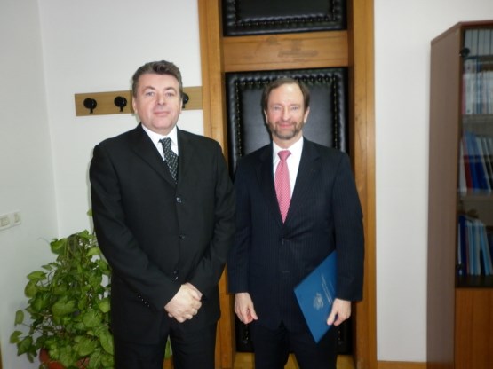 Speaker of the House of Representatives of the Parliamentary Assembly of Bosnia and Herzegovina, Milorad Živković met with the U.S. Ambassador 